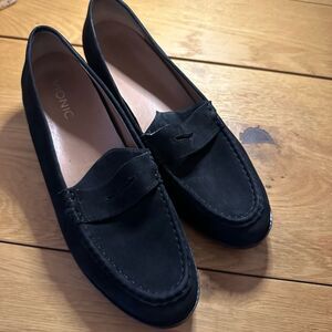 Vionic Waverly Nubuck loafers leather black 11
